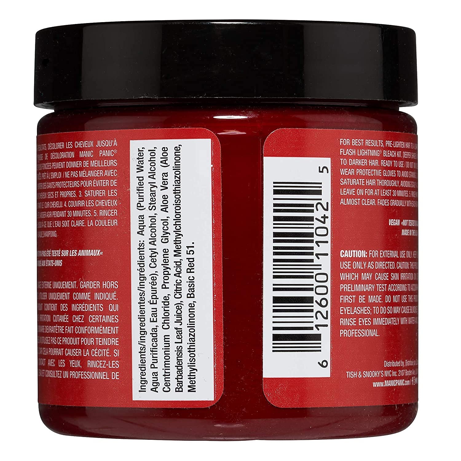 MANIC PANIC Vampire's Kiss - application douce sur cheveux préparés.