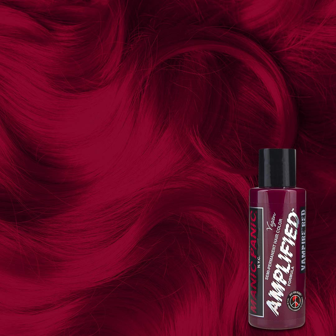 MANIC PANIC Vampire Red Amplified – Creme colorante pret-a-lemploi sans developpeur pour simplifier l usage.