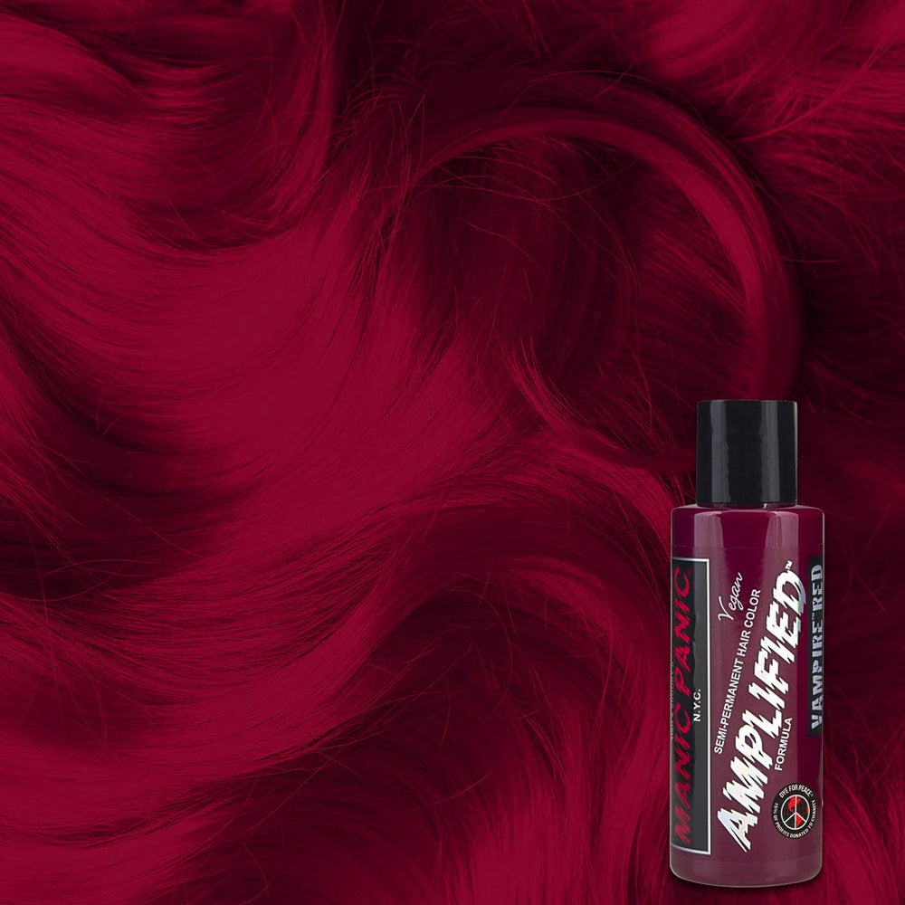 MANIC PANIC Vampire Red Amplified – Creme colorante pret-a-lemploi sans developpeur pour simplifier l usage.
