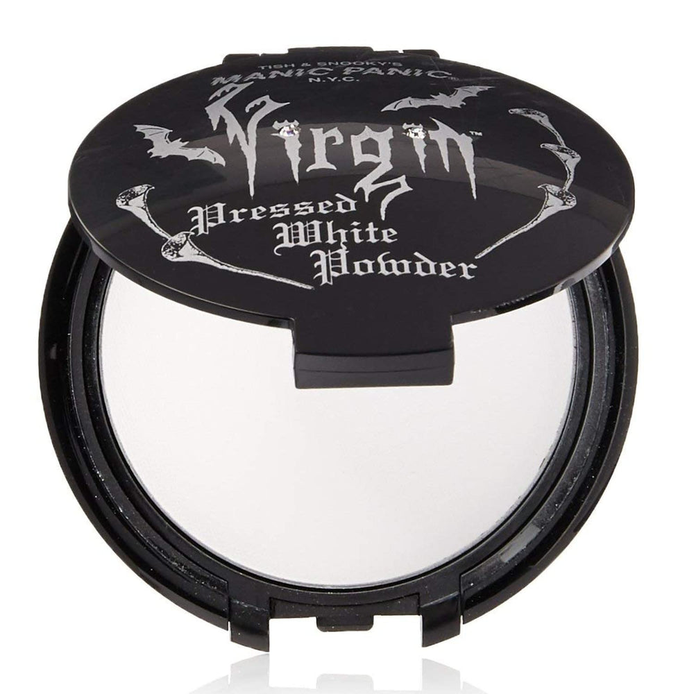 MANIC PANIC Vampyre's Veil offre une poudre pressée mate pour teint dramatique.