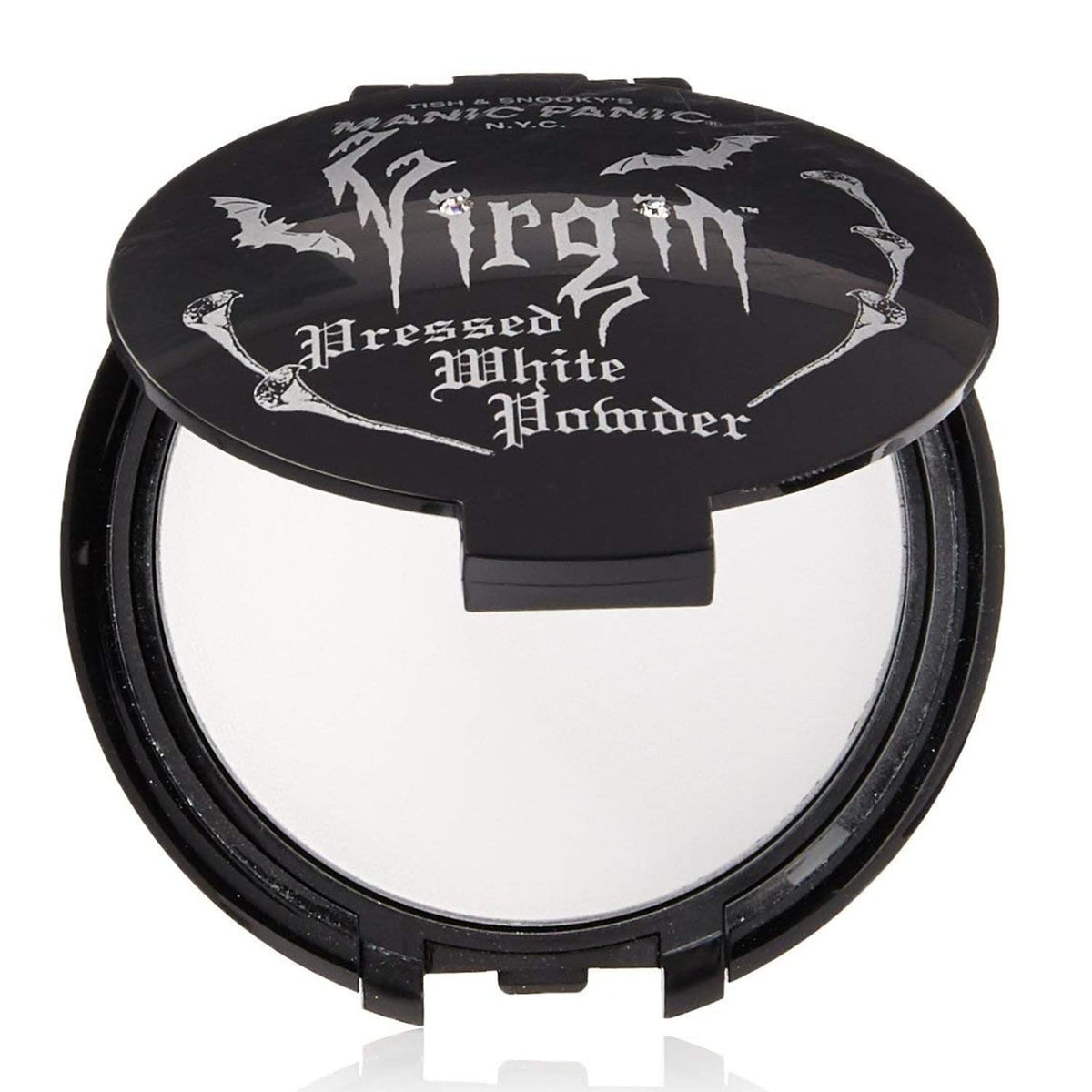 MANIC PANIC Vampyre's Veil offre une poudre pressée mate pour teint dramatique.