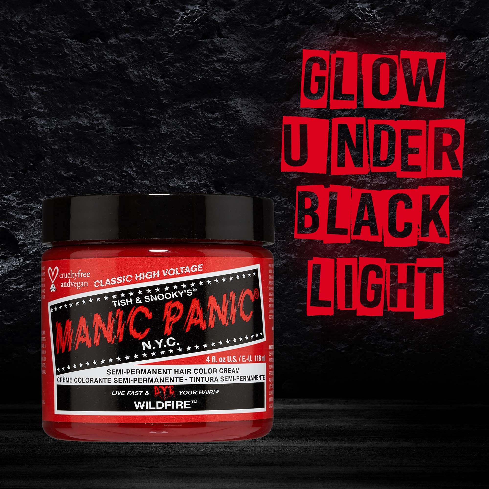 MANIC PANIC Wildfire: idéal pour salon à domicile et résultats personnalisés.