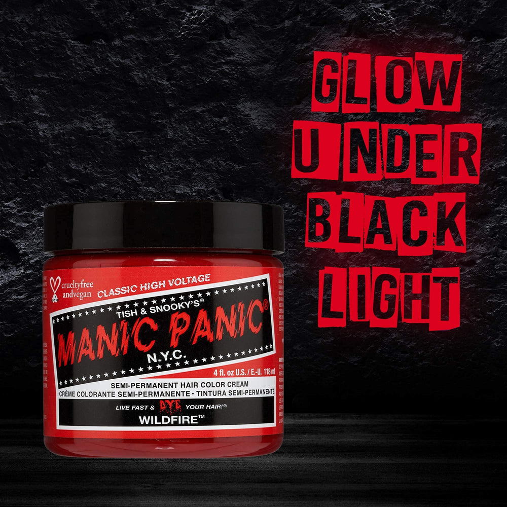 MANIC PANIC Wildfire: idéal pour salon à domicile et résultats personnalisés.