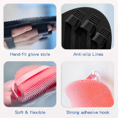 Manmihealth brosse-douche-silicone-ergo-design, prise en main stable.