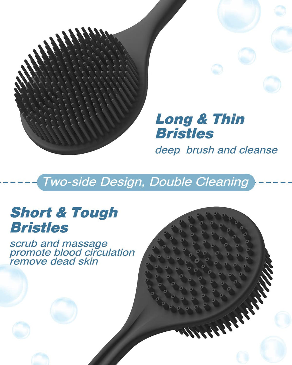 Ensemble Manmihealth 3 pièces en silicone, solution complète pour le corps et le visage