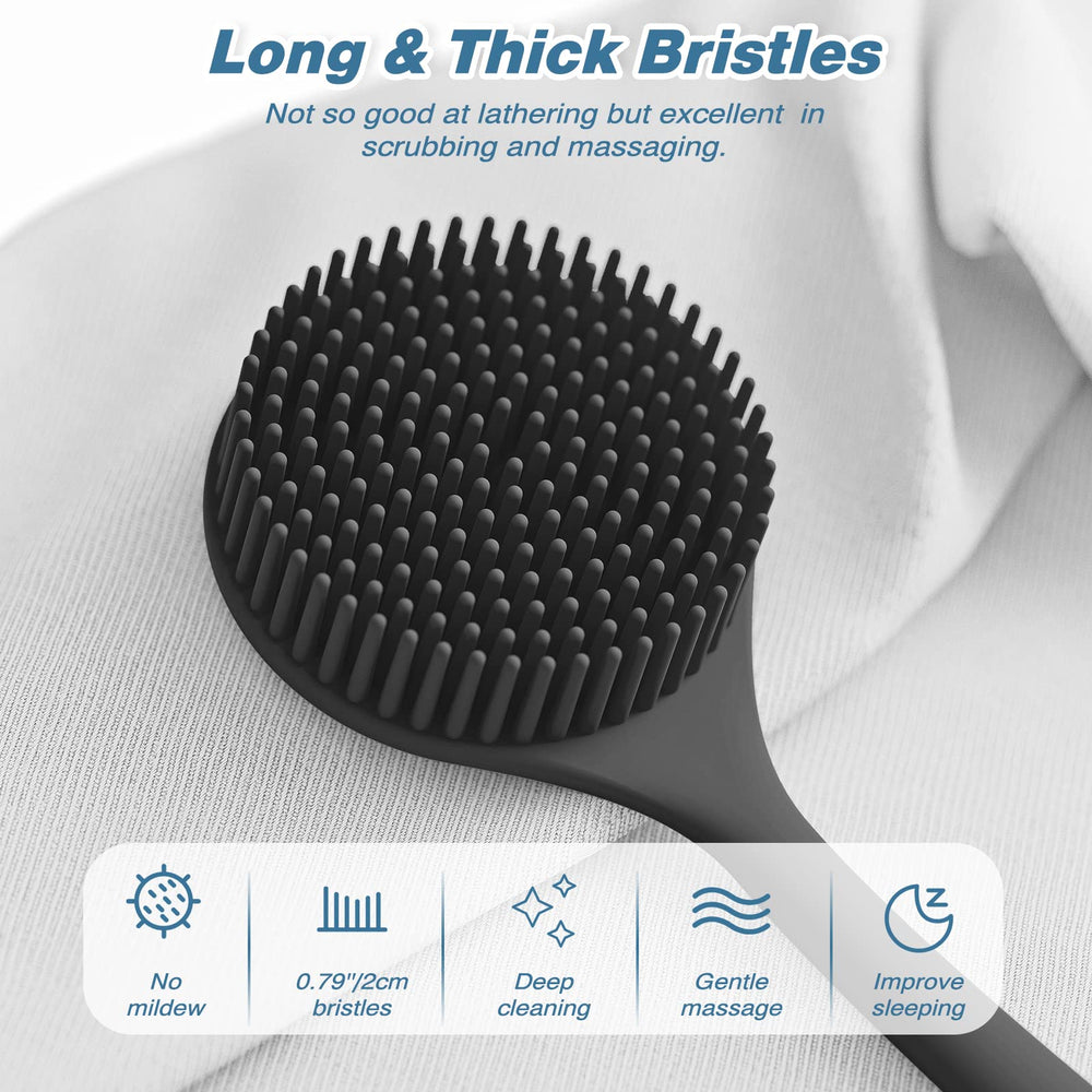 Manmihealth gant-douche doux silicone nettoyage en douceur et confort.