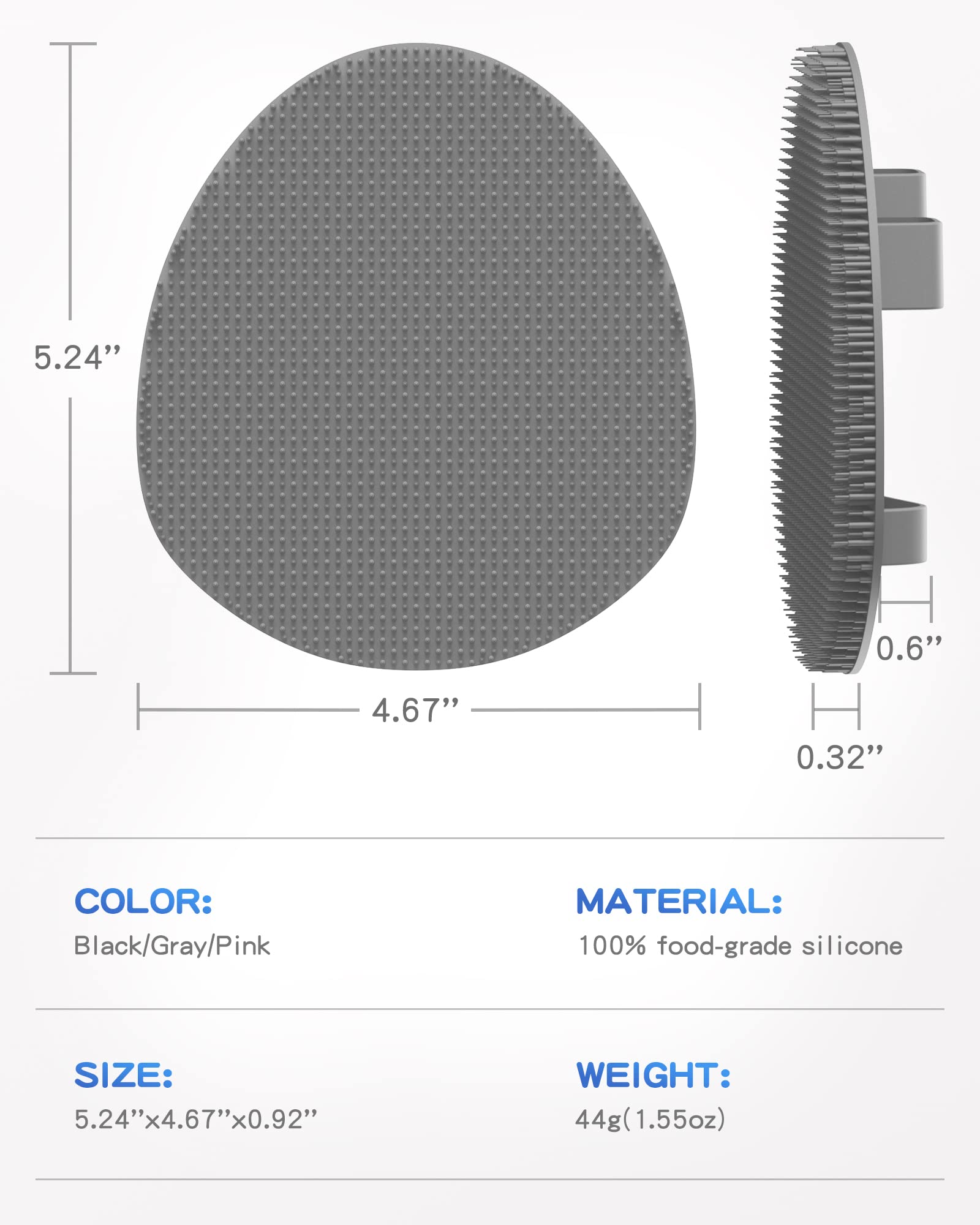 Manmihealth sans BPA, silicone sûr et durable.
