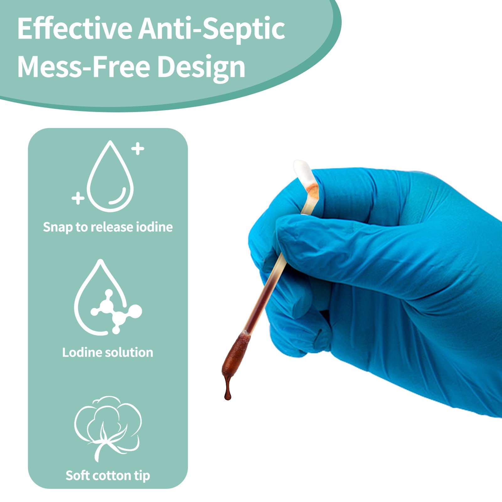 Bâtonnets coton biologique de Manna MedTech douceur pour peau sensible.