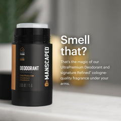 MANSCAPED Déodorant en action, application fluide et rapide