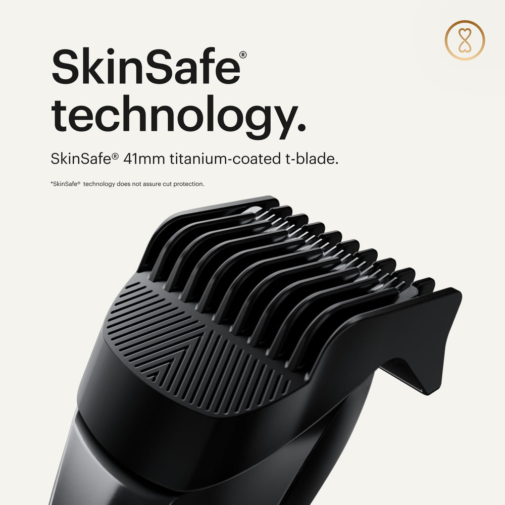 MANSCAPED The Beard Hedger étanche IPX7 pour utilisation sous la douche.