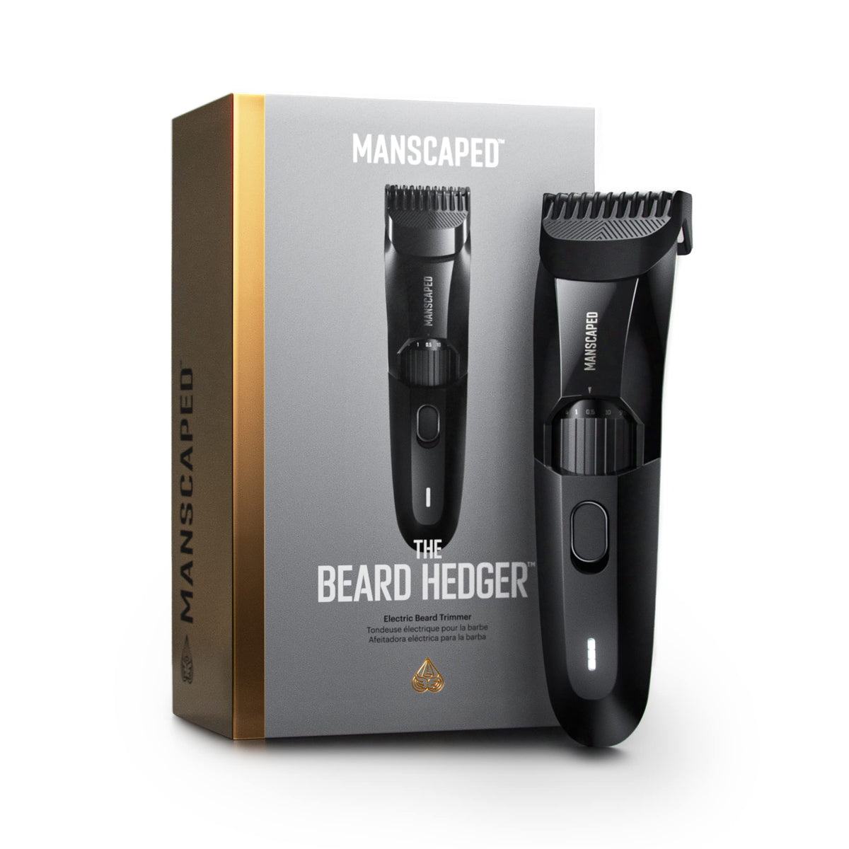 MANSCAPED The Beard Hedger avec roue réglage 20 longueurs pour précision.