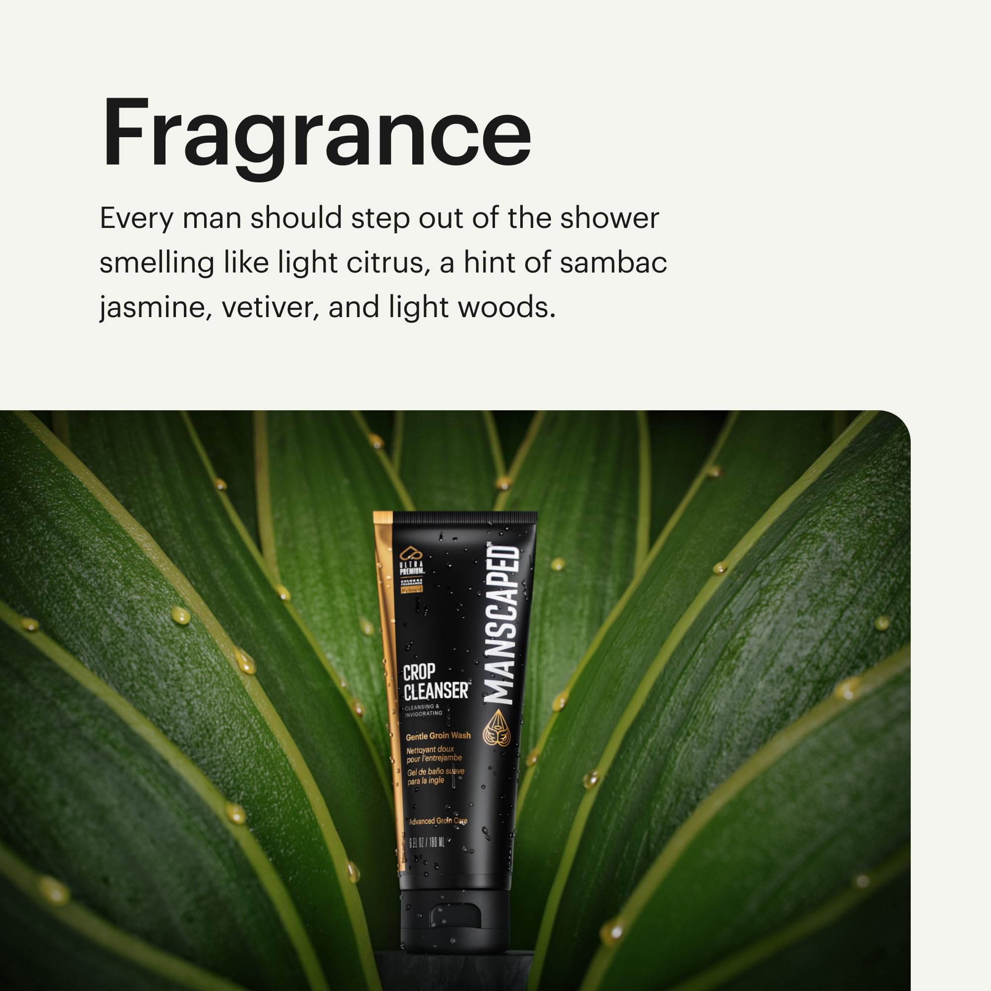 MANSCAPED Crop Cleanser – aloe hydratante pour le confort cutané