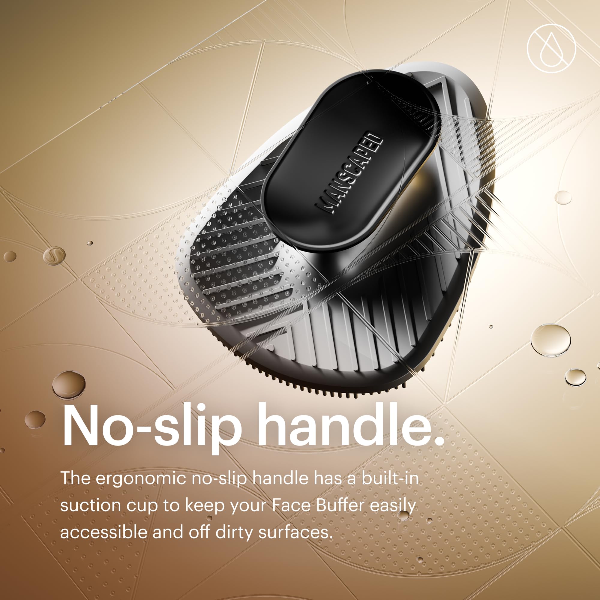 MANSCAPED Le Face Buffer, massage-visage délicat pour une sensation de détente.