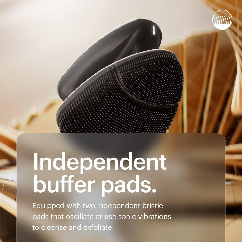 MANSCAPED Face Buffer Pro: étanche et verrouillage voyage pour utilisation en douche.