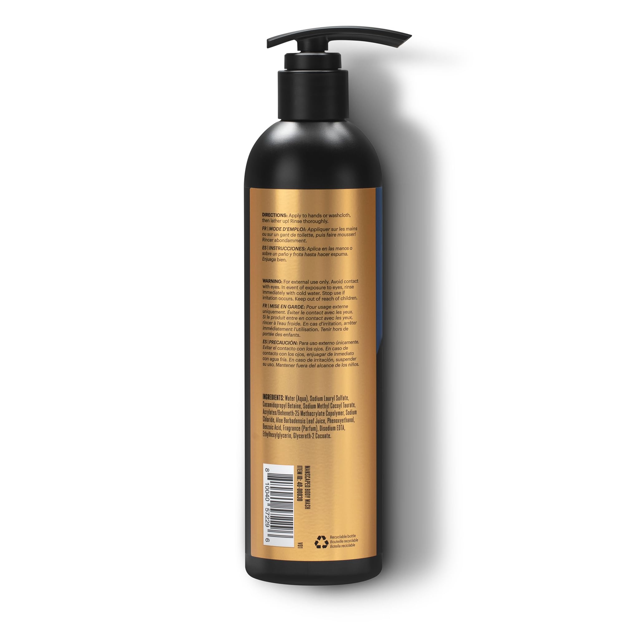 MANSCAPED Persevere pompe-douche: utilisation simple et pratique.