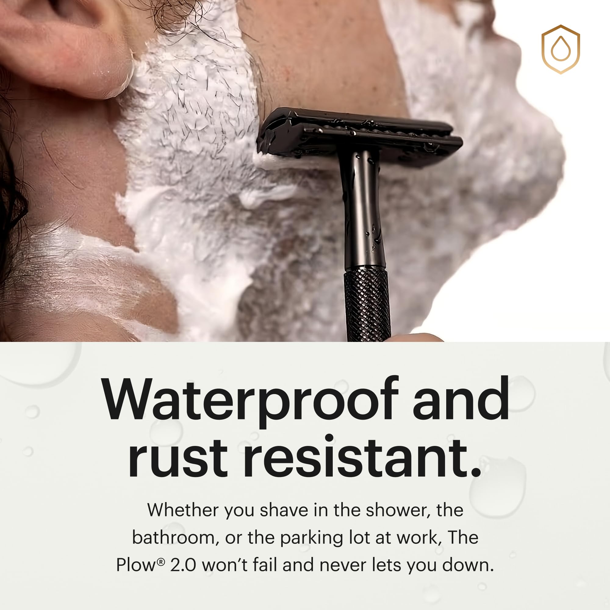 MANSCAPED The Plow 2.0 – finition gris sombre et moderne.