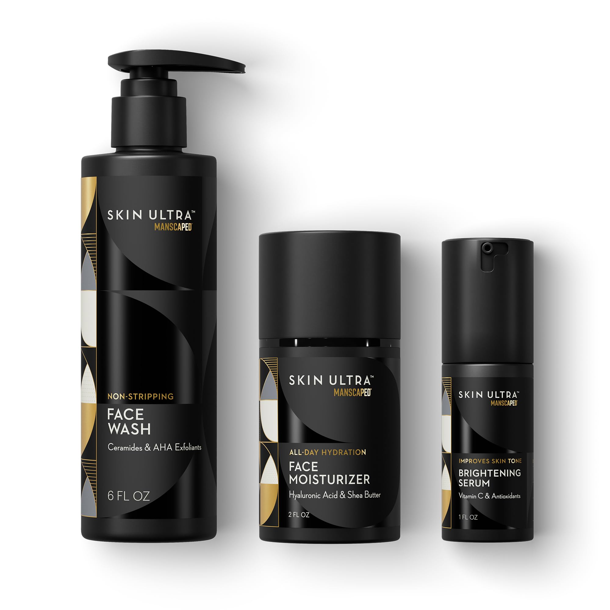 MANSCAPED Skin Ultra Lavage Visage Exfoliant—nettoie en douceur et élimine les cellules mortes.