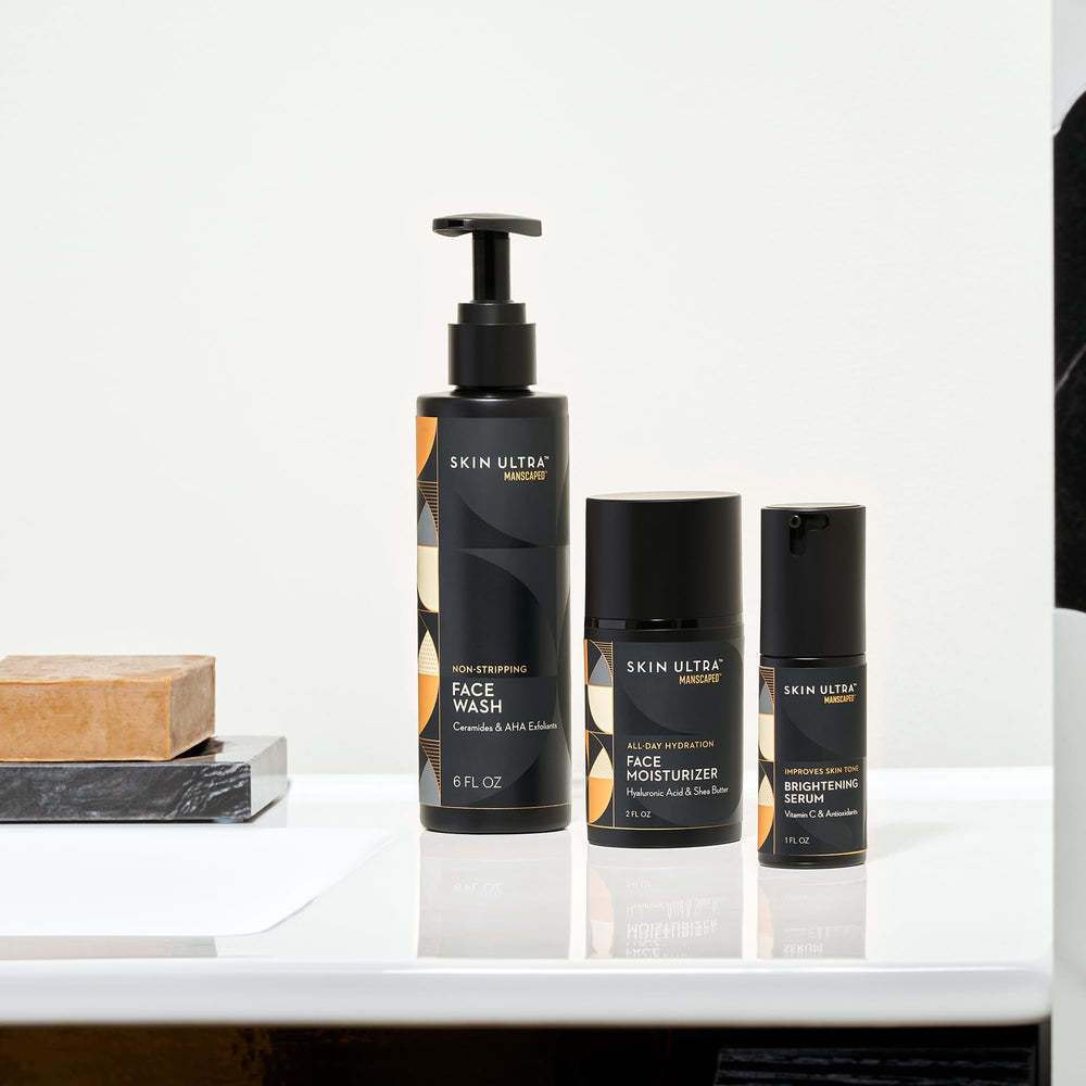 MANSCAPED Skin Ultra Packaging Design— emballage moderne et pratique.