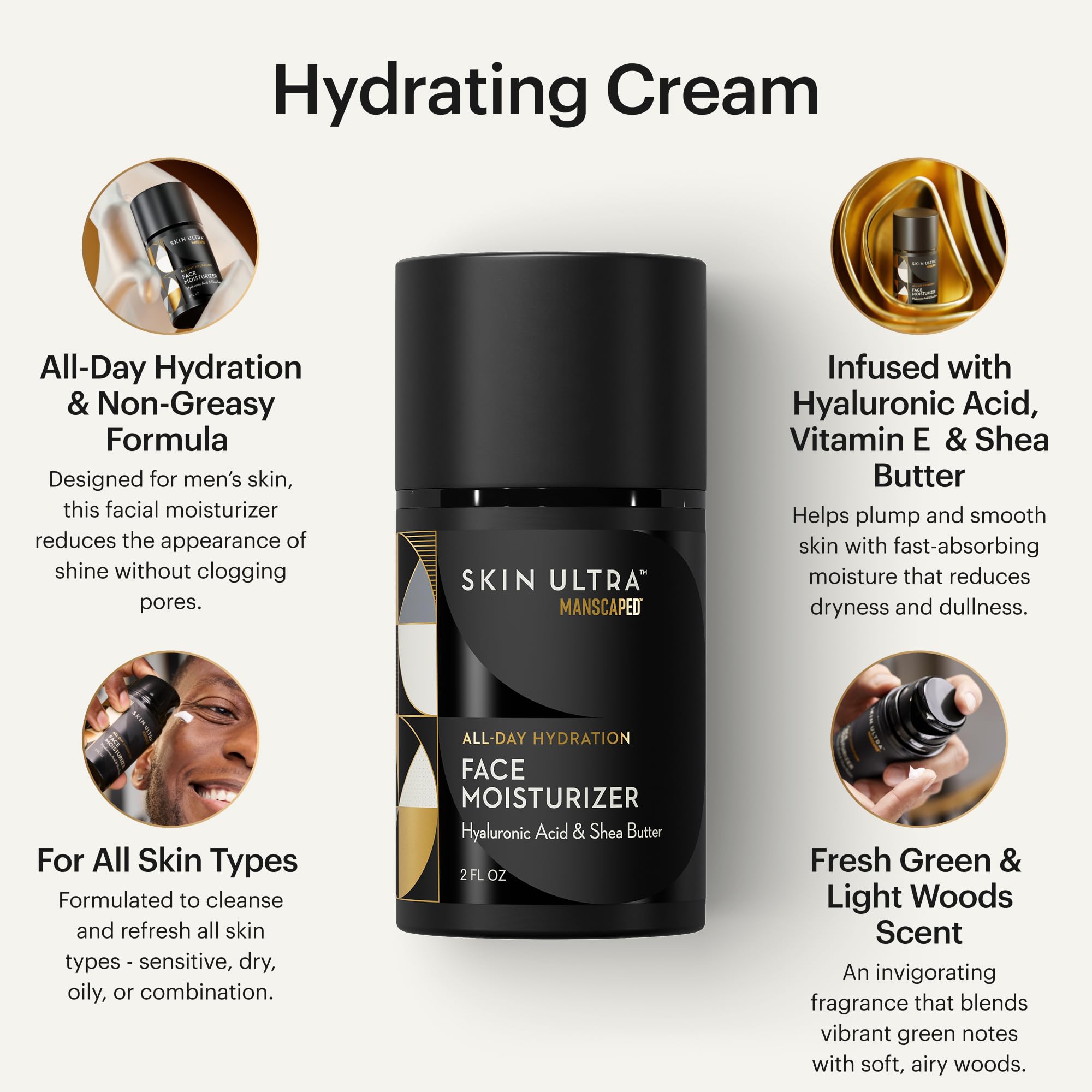 MANSCAPED Skin Ultra Parfum Masculin Frais—fraîcheur moderne et parfum durable.