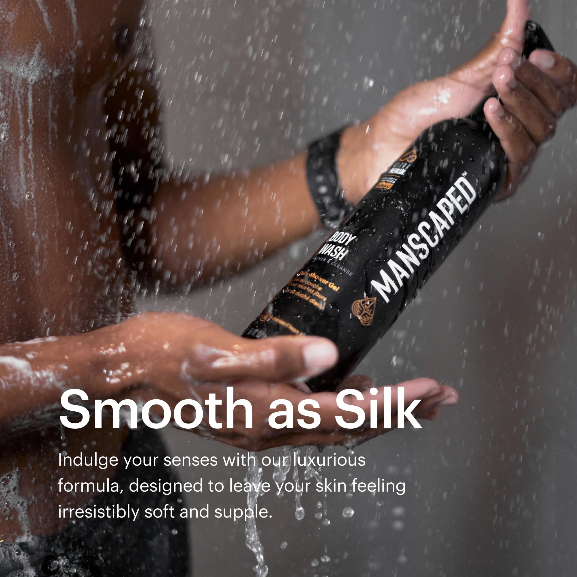 MANSCAPED UltraPremium Body Wash pump dispenser for easy one-handed shower routine
