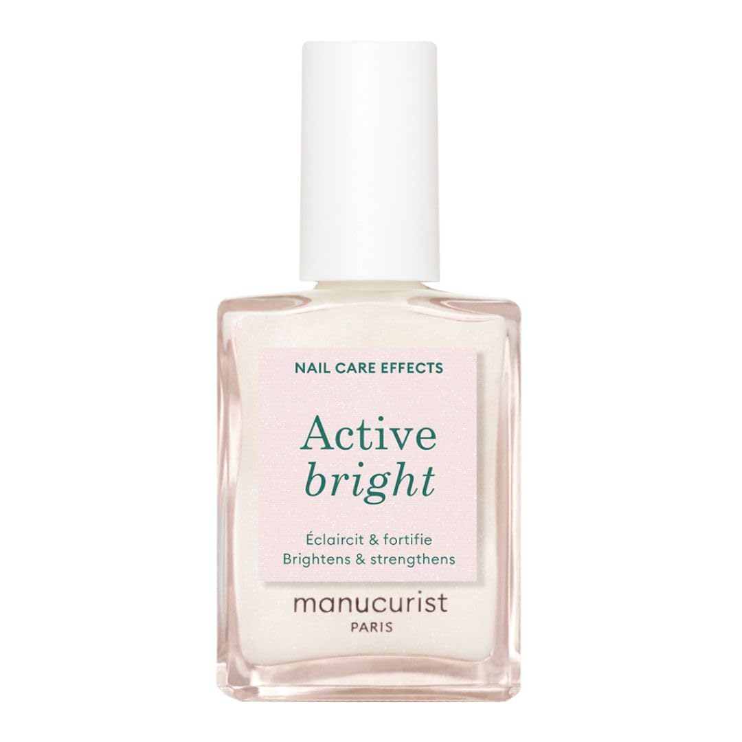 Manucurist Active Bright – vernis-blanc: éclaire et renforce les ongles.