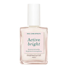 Manucurist Active Bright – vernis-blanc: éclaire et renforce les ongles.