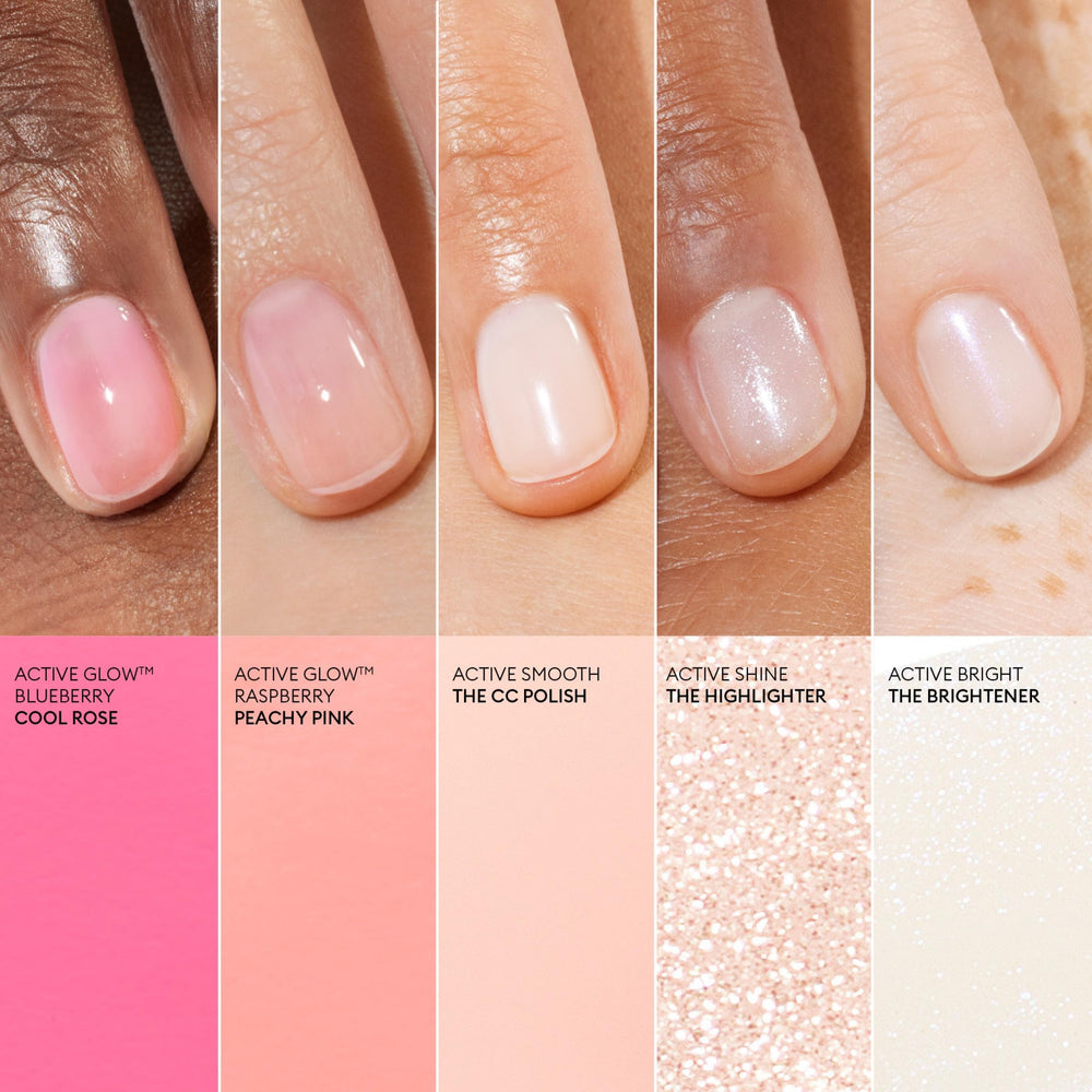 Manucurist Active brillance, vernis soin qui apporte l'éclat et une surface lisse.
