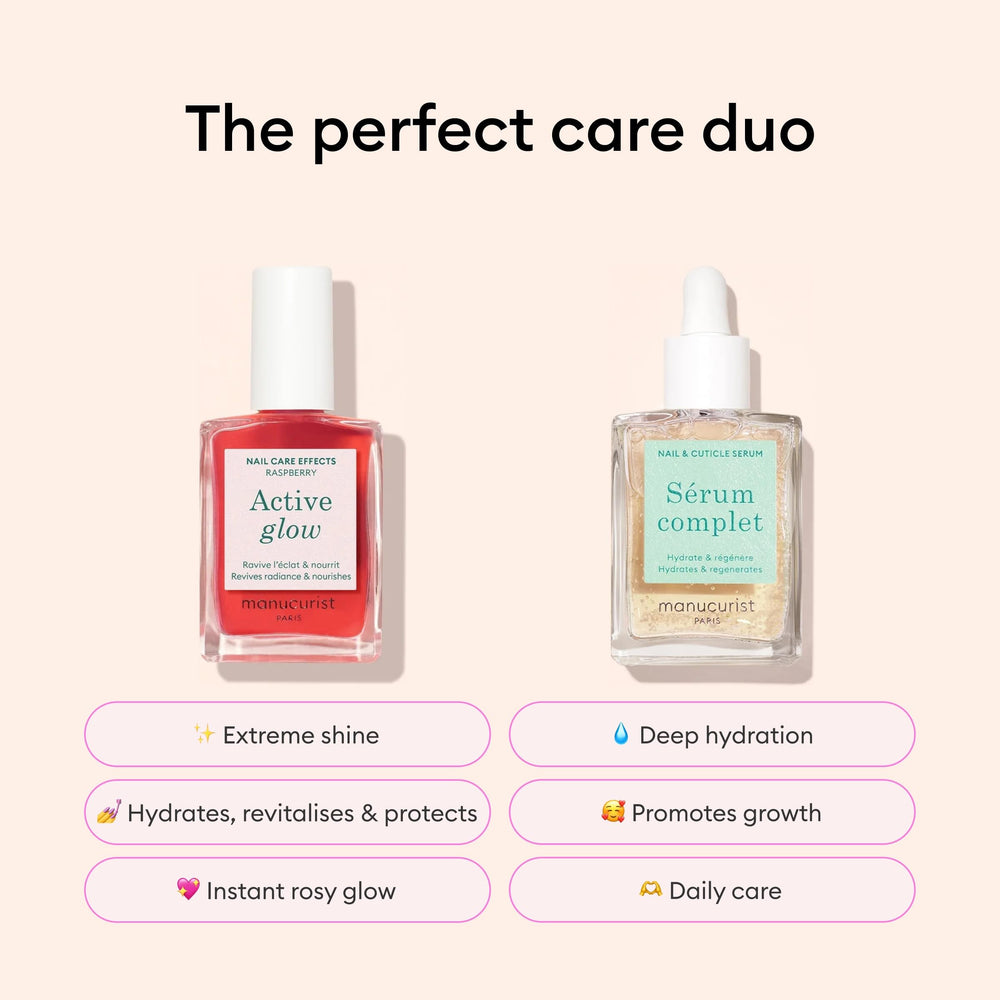 Manucurist Active Glow Framboise: éclat rosé et soin des ongles