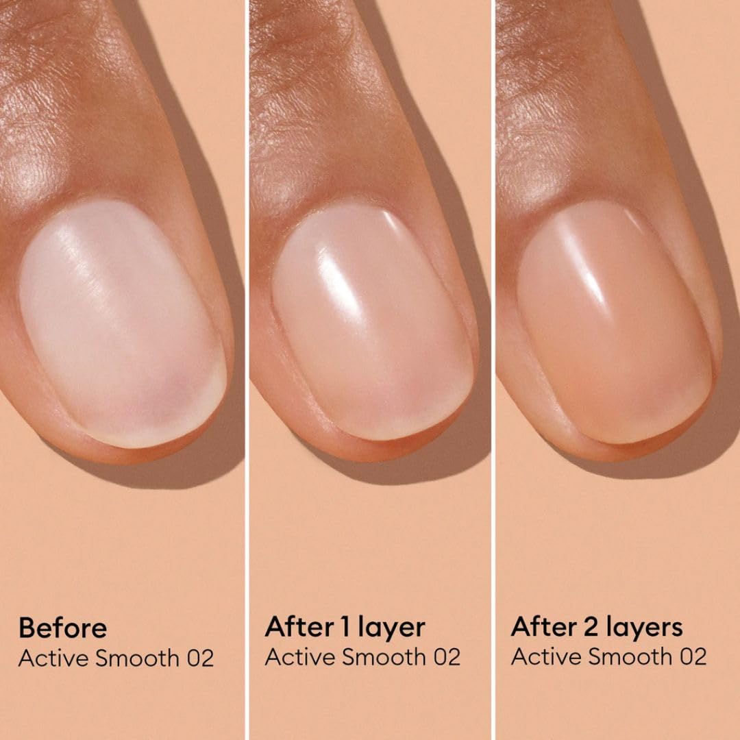 Formule vegan et cruelty-free qui prend soin des ongles.