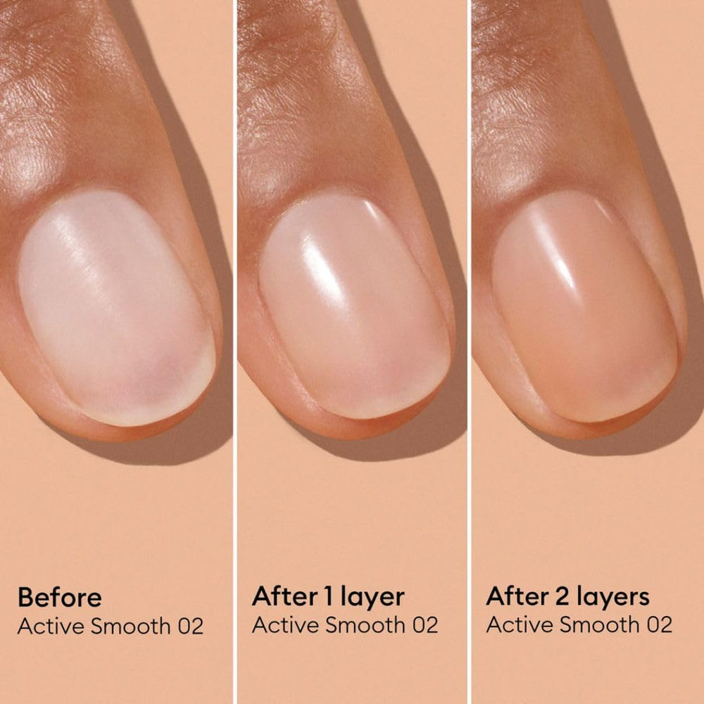 Formule vegan et cruelty-free qui prend soin des ongles.