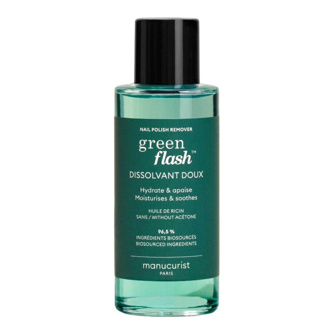 Manucurist Green Flash dissolvant gel : dissolution rapide sans abîmer les ongles.