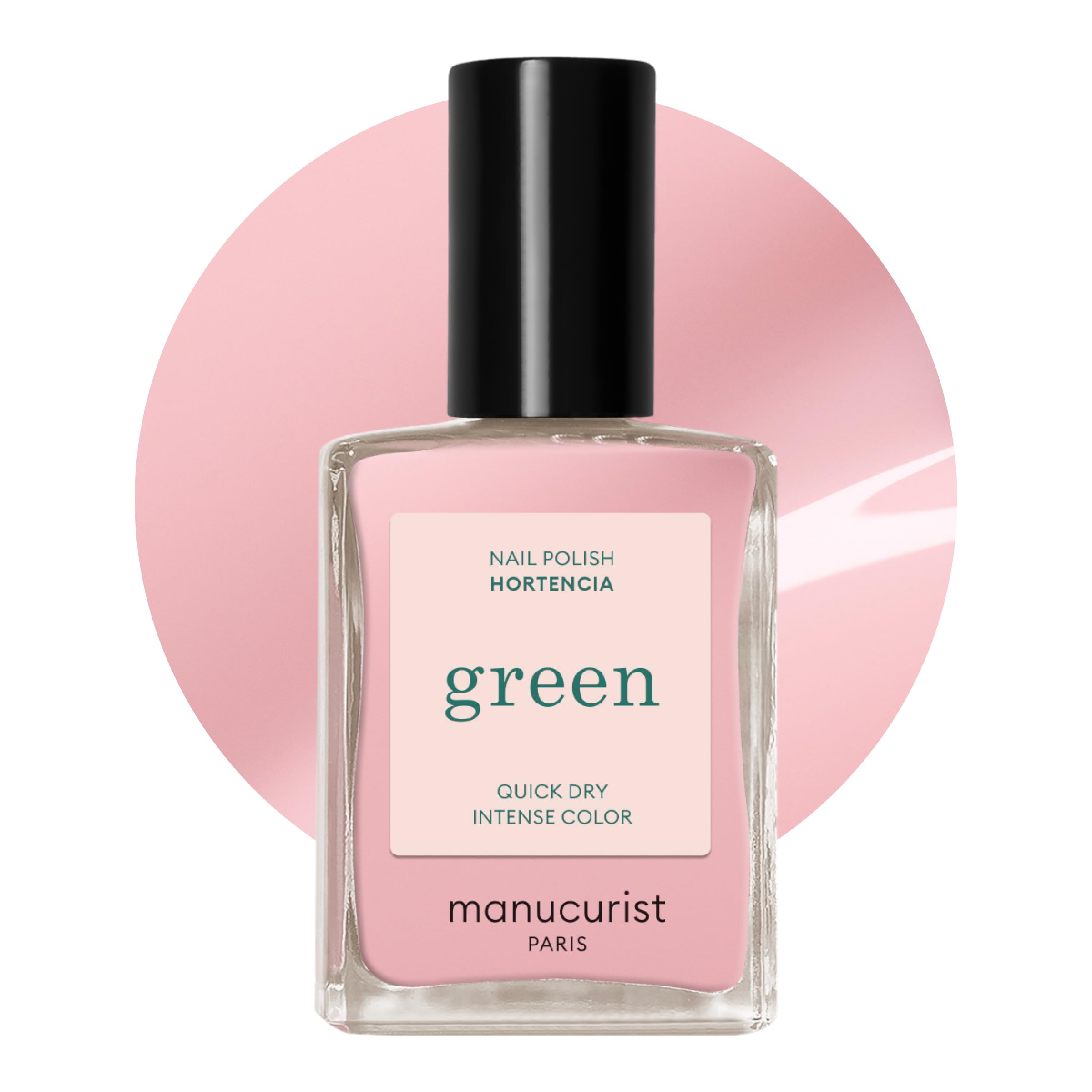 Manucurist Green Hortencia vernis rose pâle pour une manucure naturelle et lumineuse