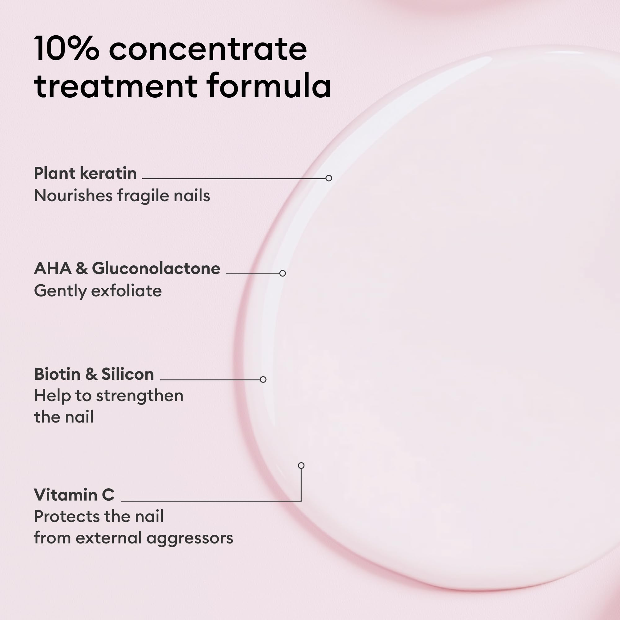 Soin ciblé Manucurist Kératine Booster pour ongles sensibles.
