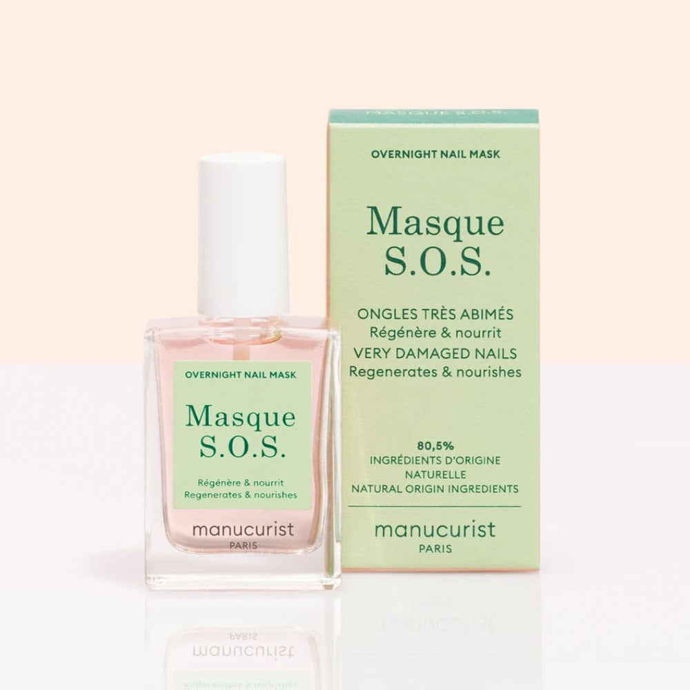 Manucurist SOS Nail Mask – hydratation profonde et film nourrissant pour ongles sains