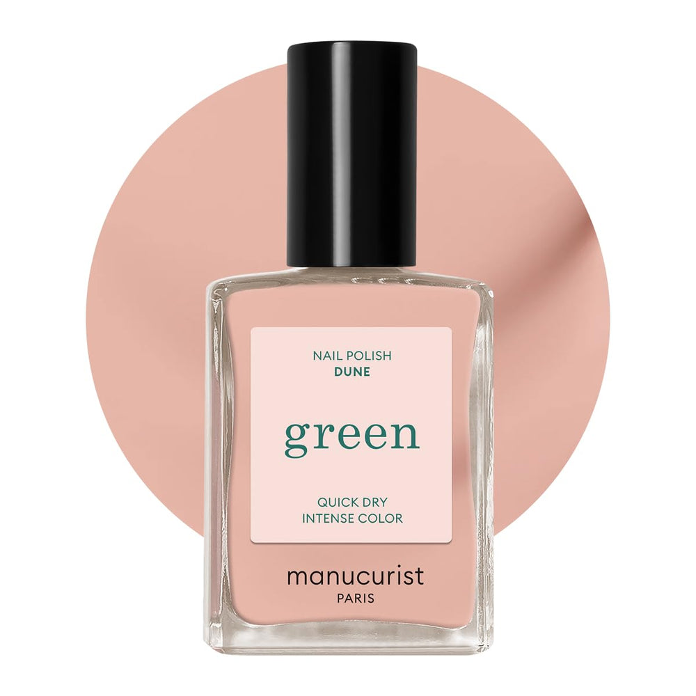 Vernis Manucurist Vert Dune: bouteille prête pour une application rapide et uniforme.