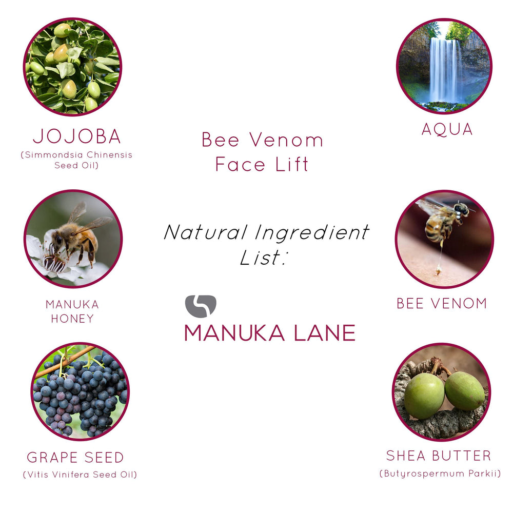 Manuka Lane Bienfaits Peau – visuel montrant peau hydratée et nette.