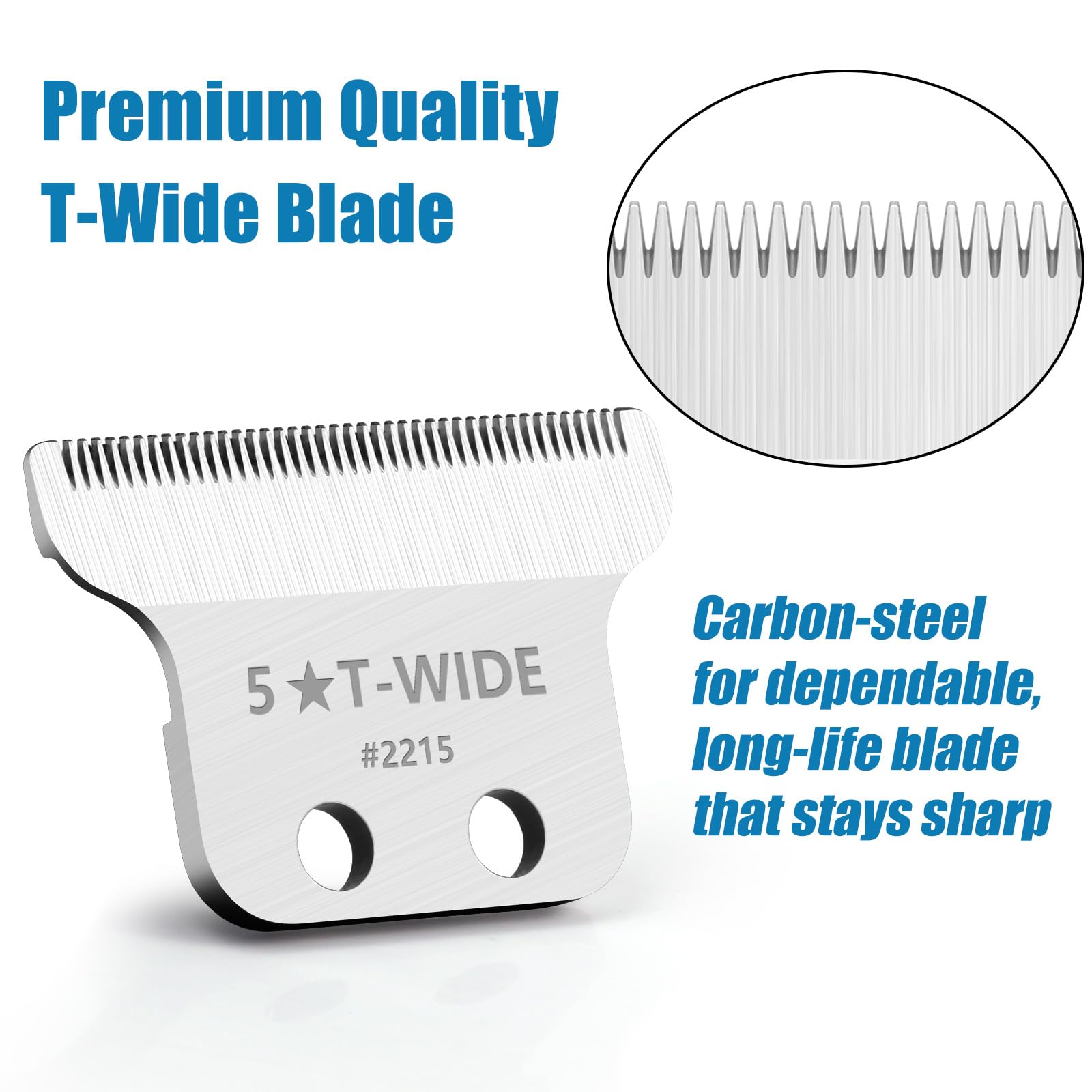 Lame Manxrtod 2215 T Wide Detailer, zéro-gap ajustable pour précision.