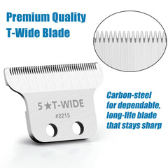 Lame Manxrtod 2215 T Wide Detailer, zéro-gap ajustable pour précision.