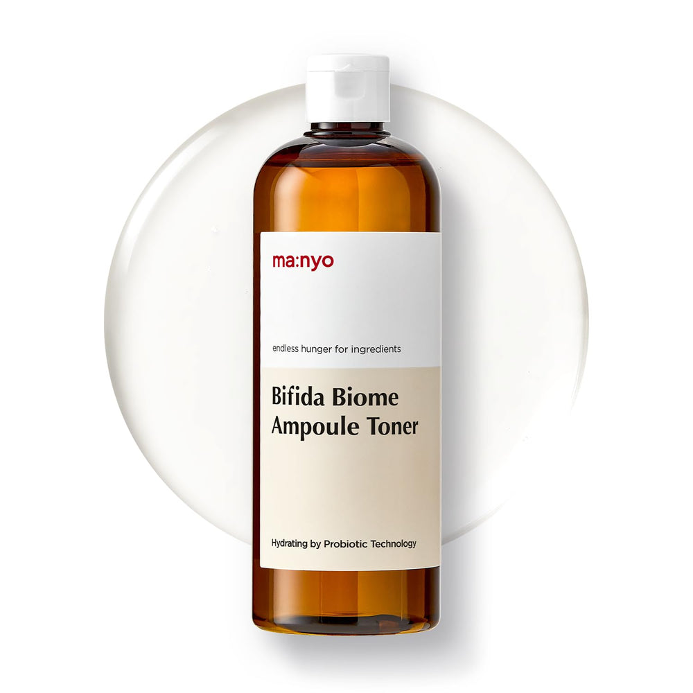 ma:nyo Bifida Biome Ampoule Toner – bouteille hydratante prête pour hydratation profonde