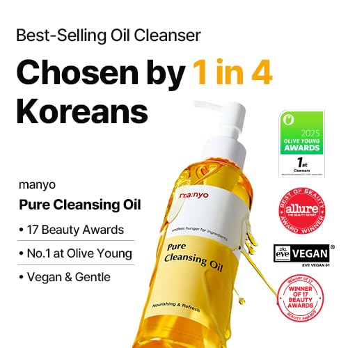 Ma:nyo Pure Cleansing Oil – 14 huiles végétales, nutrition pour la peau.
