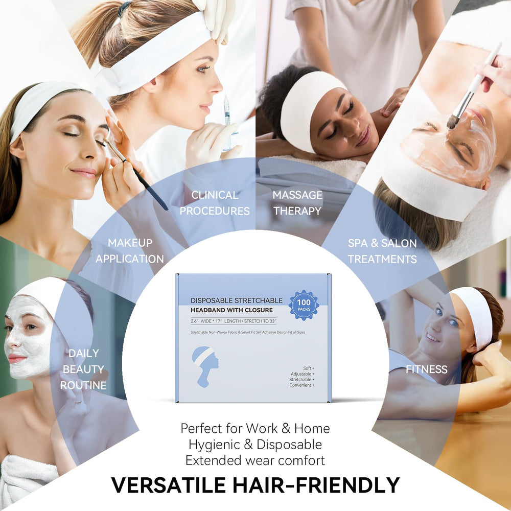MaopaoBeauty headband hygiénique - emballage individuel prêt à l'emploi