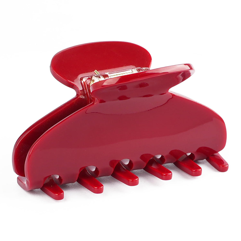 MAORULU pinces cheveux acétate 3-pouces cerise rouge, maintien élégant au quotidien.