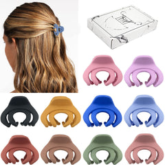 Pinces MAORULU mini poulpe rouge, tenue fiable pour cheveux fins.