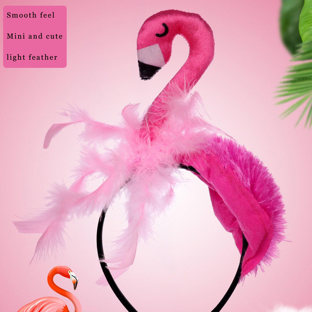 MAOTTIE bandeau décor Flamingo rose, idéal pour soirée thématique