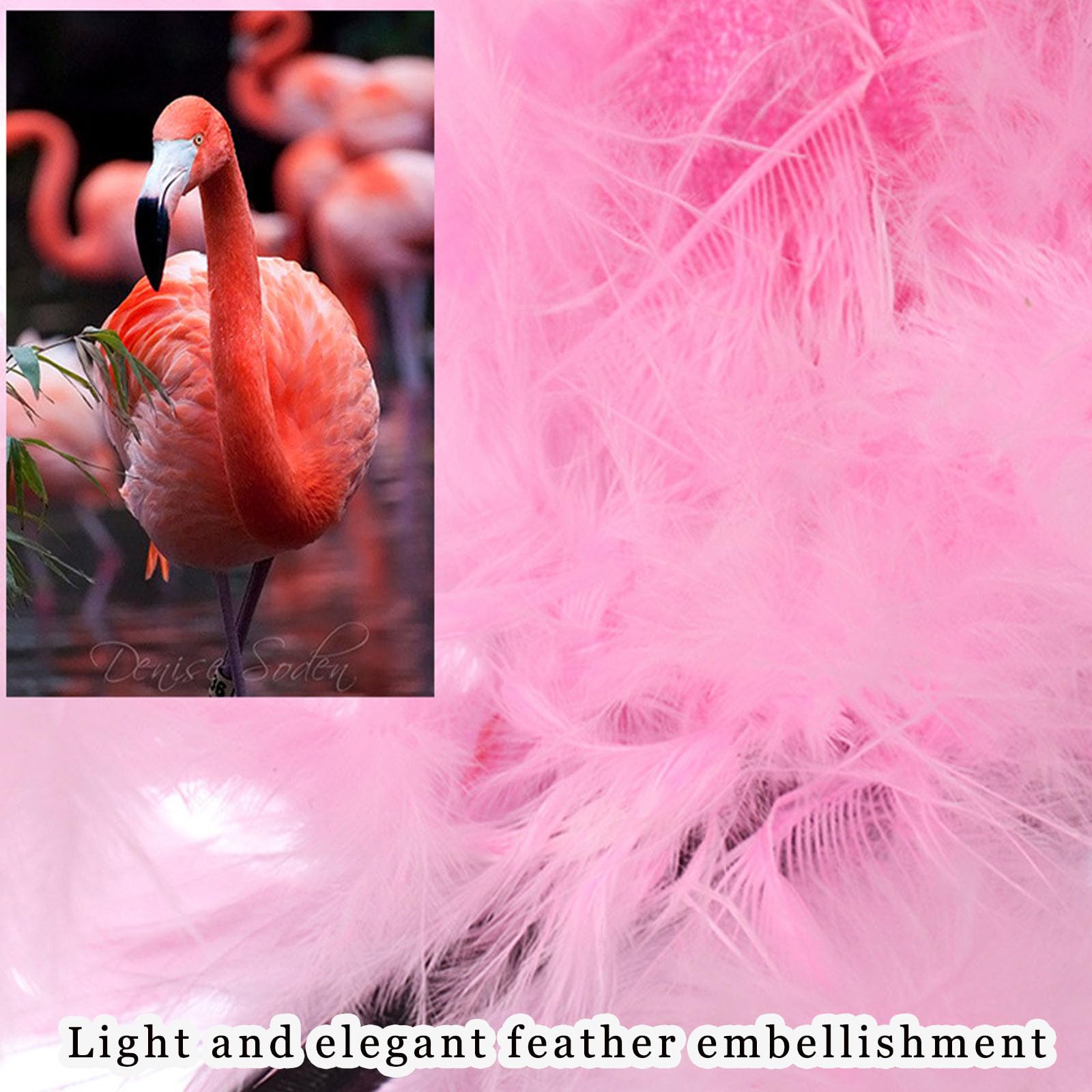 MAOTTIE bandeau fête Flamingo rose, parfait pour mariages et carnavals