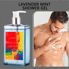 Maowaplg gel-douche intime bleu: douceur hydratante pour la peau.
