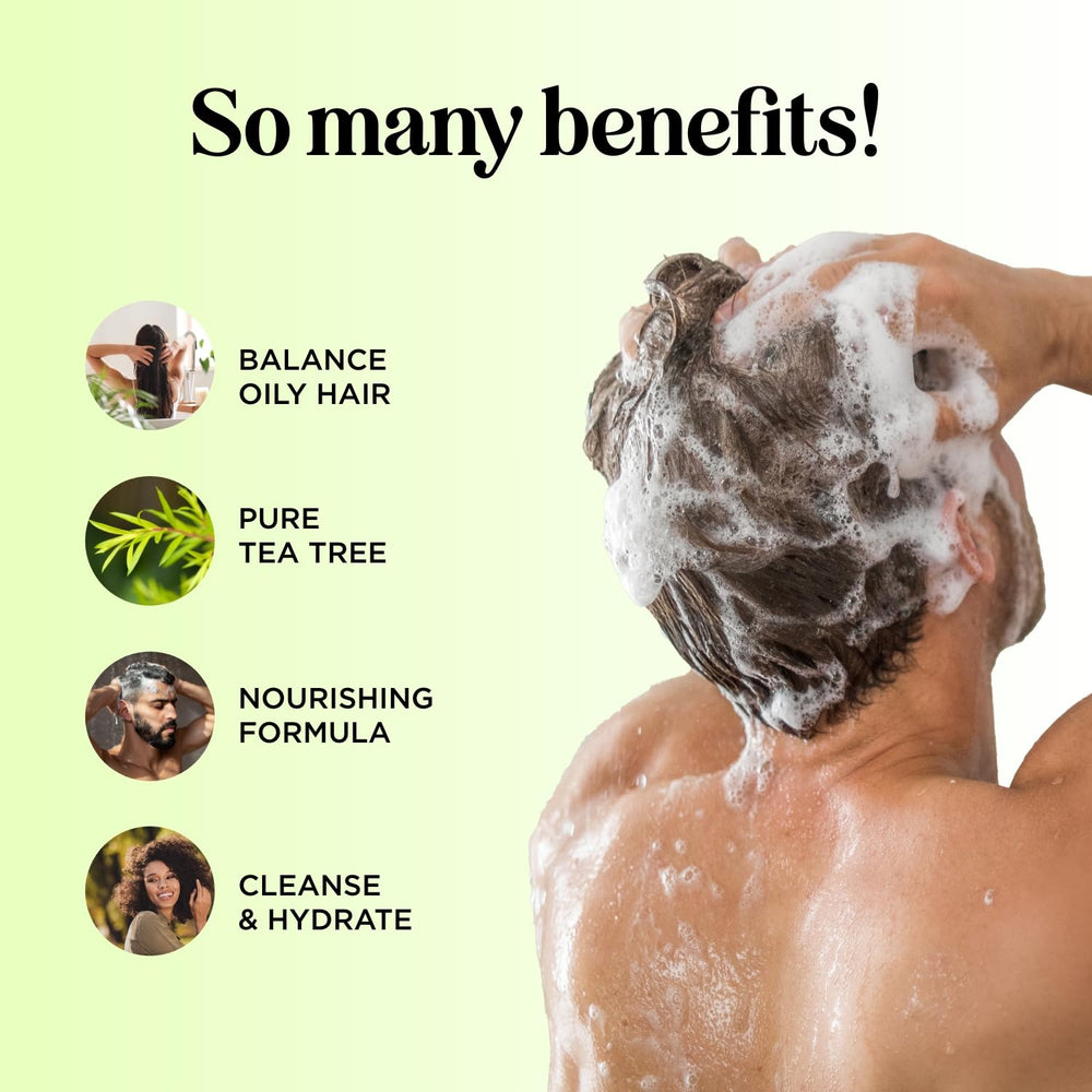 Maple Holistics Après-Shampoing arbre à thé : texture veloutée qui démêle.