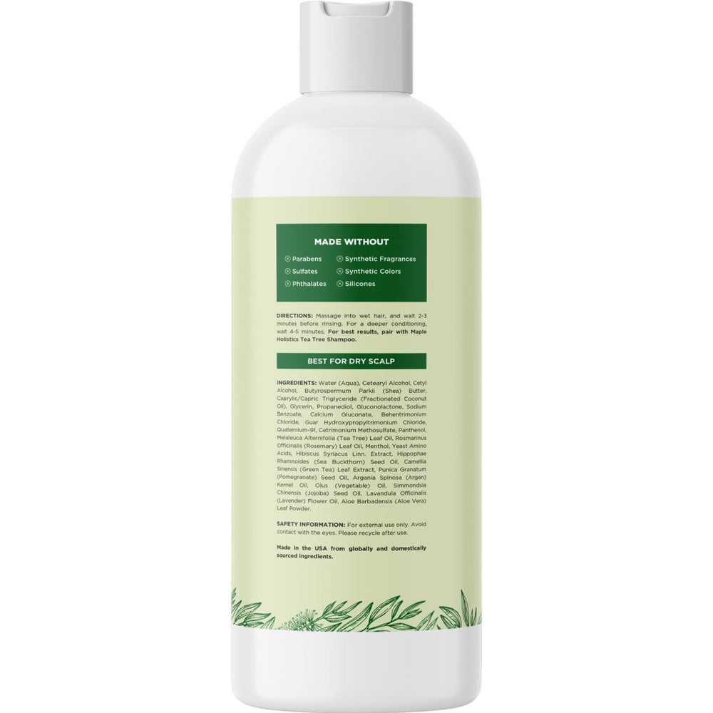Maple Holistics ingrédients naturels visibles sur l’emballage, soin doux et hydratant