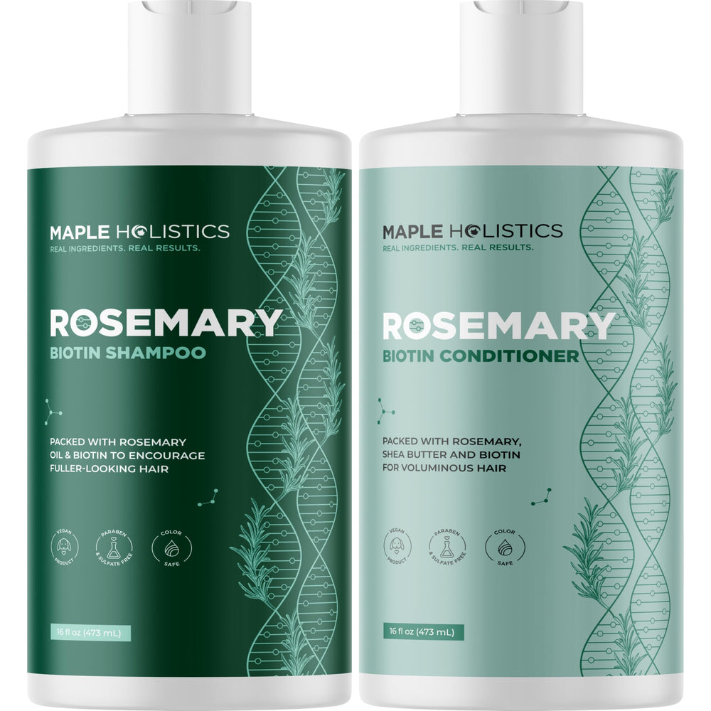 Maple Holistics Biotine Romarin Brillance Cheveux: éclat naturel et douceur