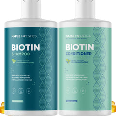 Maple Holistics biotin volumisant shampoo bouteille – stimule le cuir chevelu et donne du volume.